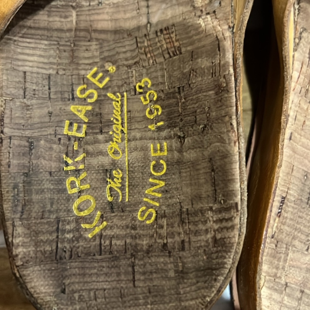 Kork ease sandal. Mustard color. - Picture 4 of 7